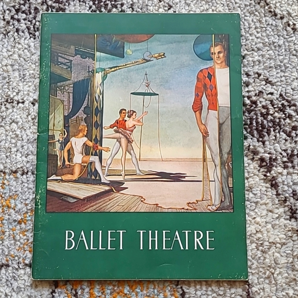 Vintage 1952 Ballet Theatre Program